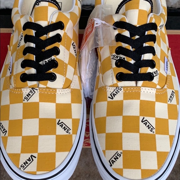 VANS ERA big checkerboard yellow/true white Womens - Picture 11 of 16